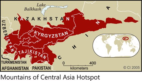 Central Asia Biodiversity Hotspot Small Grants (US$20,000)