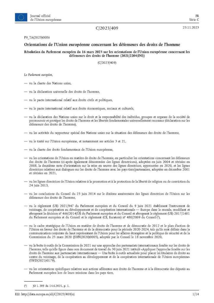La Russie qualifiée d’ « état promoteur du terrorisme »…