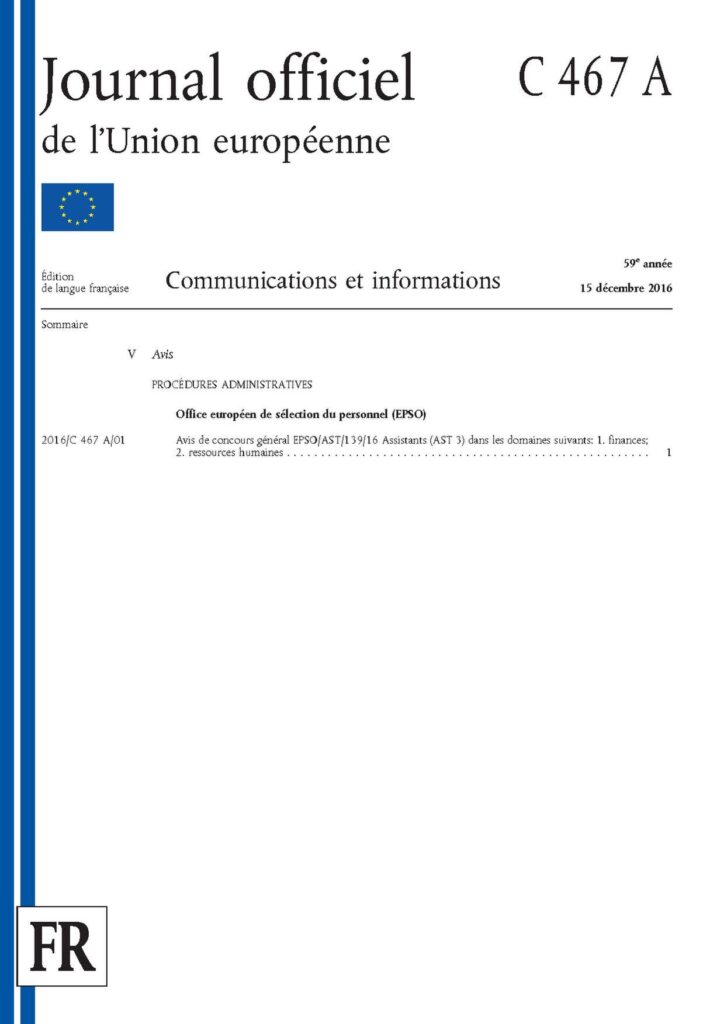 Recrutement d’un (01) Comptable