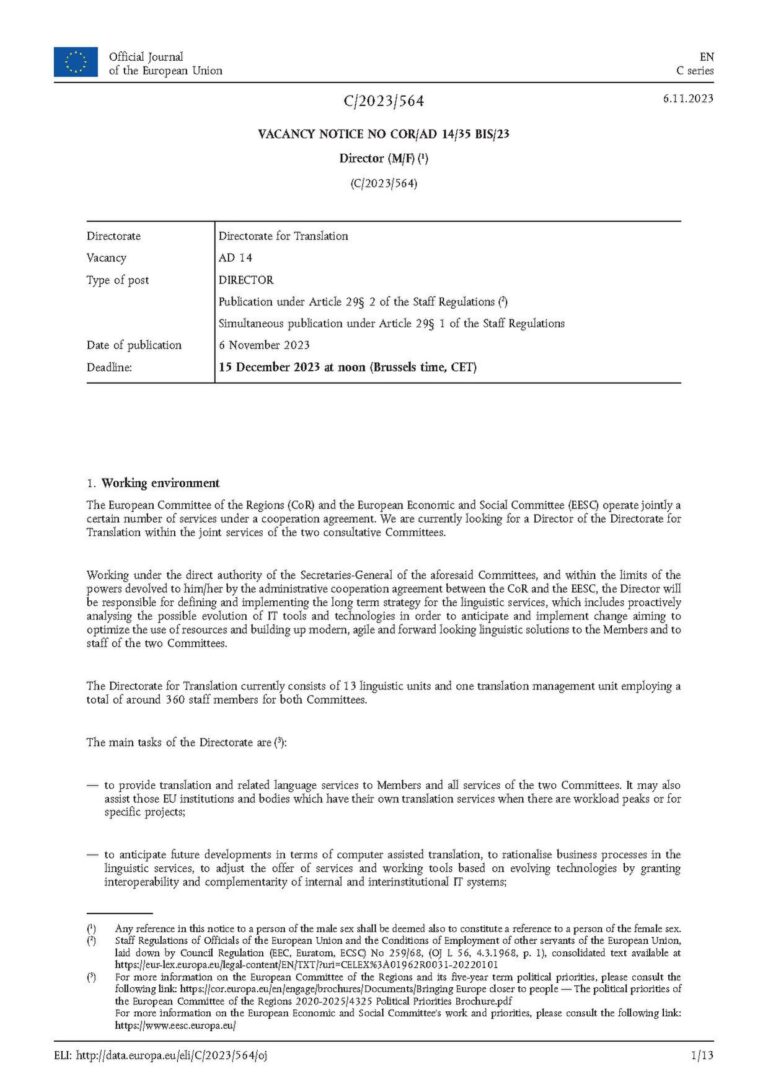 Recrutement d’un Area Security Manager