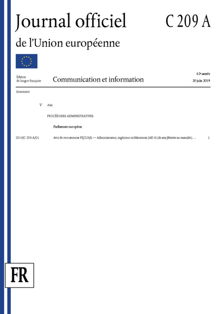 Recrutement d’un(01)Responsable Modélisation et Dimensionnement