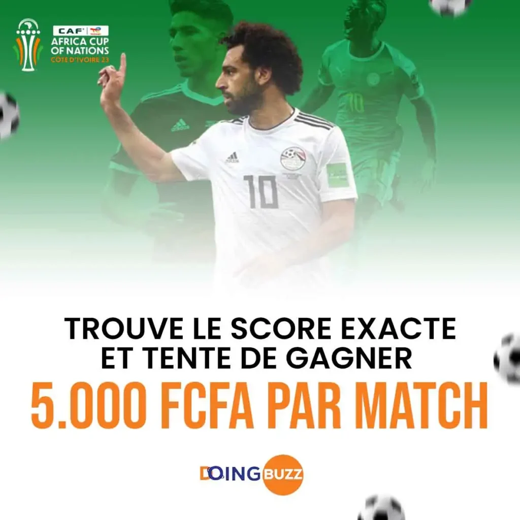 ???? Pronostiquez et Gagnez  CAN 2023: Qui Remportera 5000 FCFA Aujourd’hui sur Doingbuzz ? ????