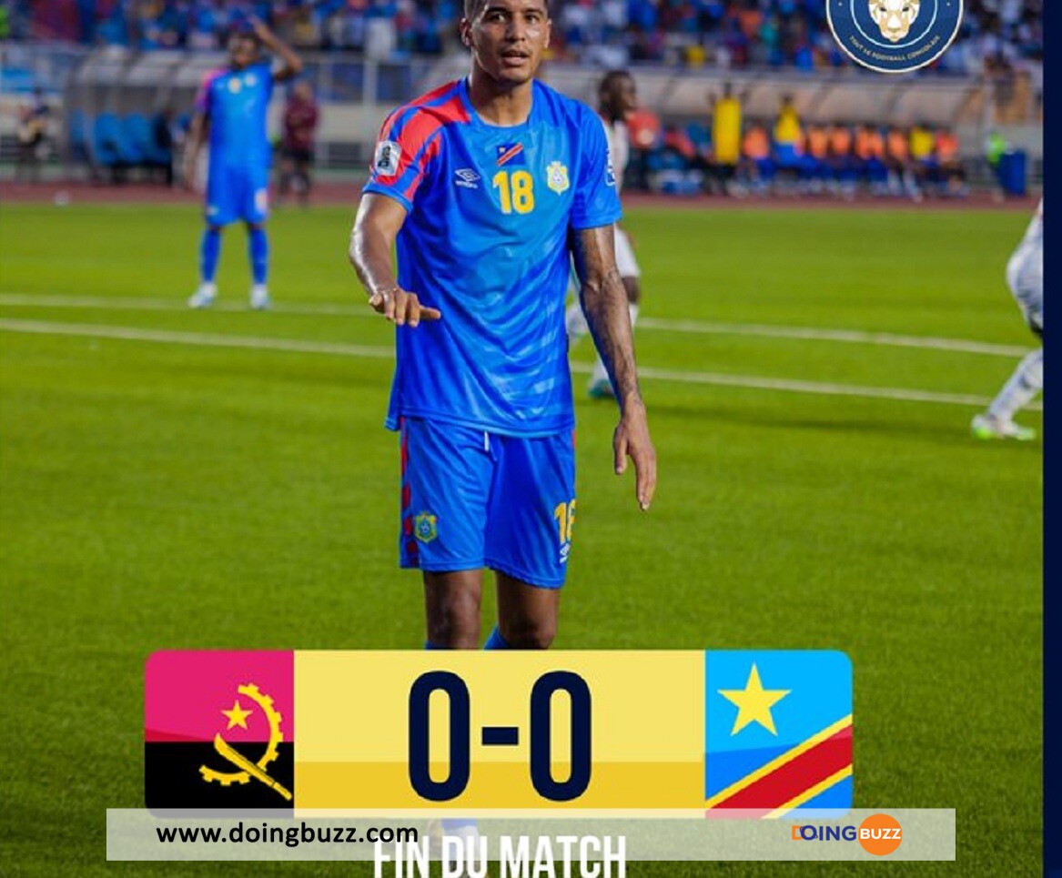 Tous Deux Se Sont Qualifiés Pour La Can 2023, La Rdc Et L'Angola Ayant Fait Match Nul Ce Samedi Après-Midi Lors D'Un Match Amical De Préparation À Quelques Jours Du Tournoi Continental.