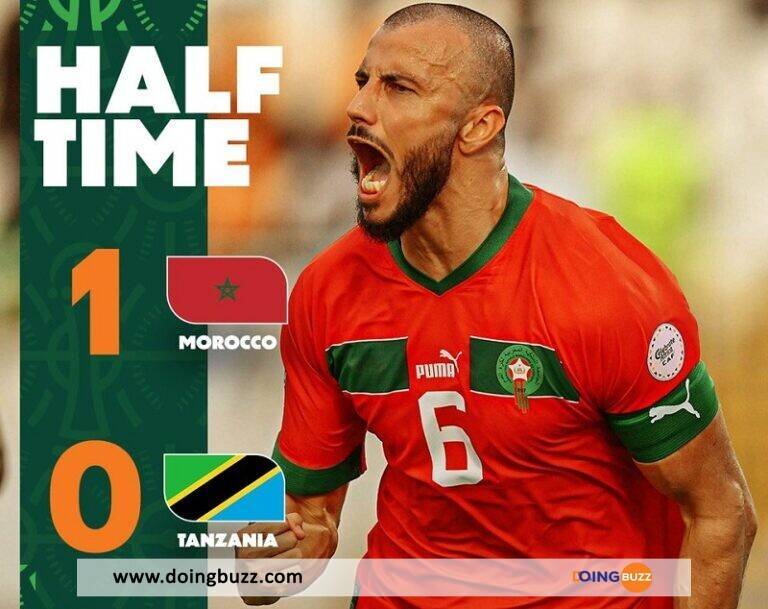 CAN 2023 : le Maroc écrase la Tanzanie !