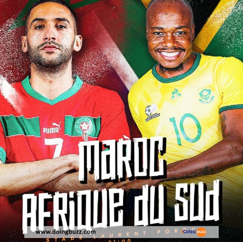 Can 2023 : L'Heure Et La Chaine De Diffusion Du Choc Maroc-Afrique Du Sud !