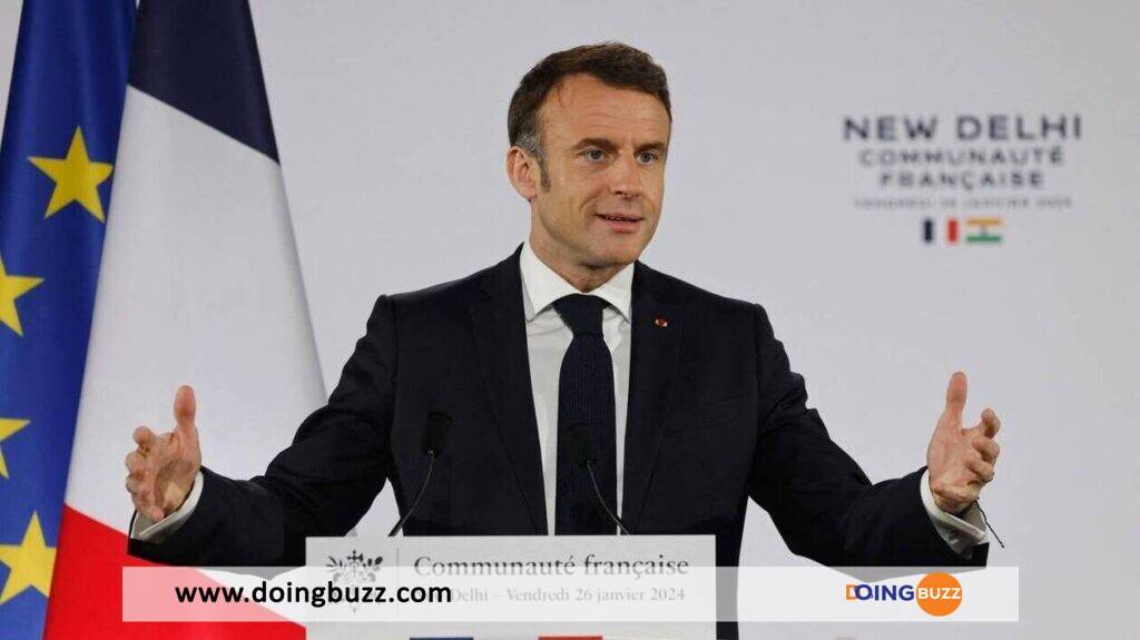 Macron en Inde : Une personne fait un malaise lors de son discours  (vidéo)