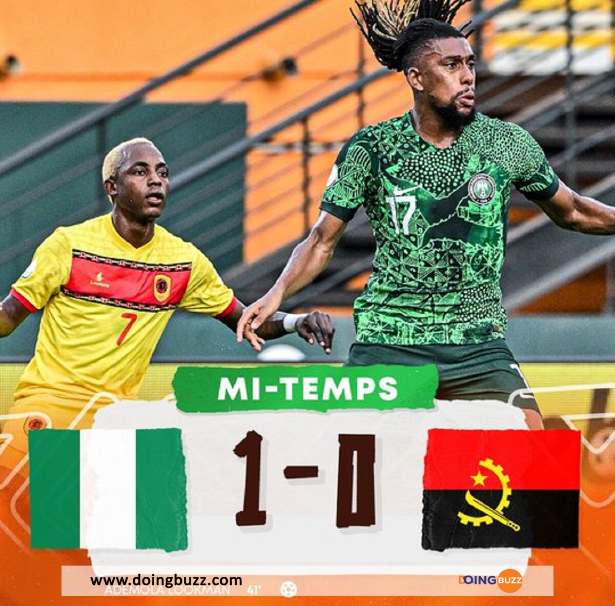 Can 2023 : Lookman Permet Au Nigéria De Prendre L'Avantage, Le Super But En Vidéo !