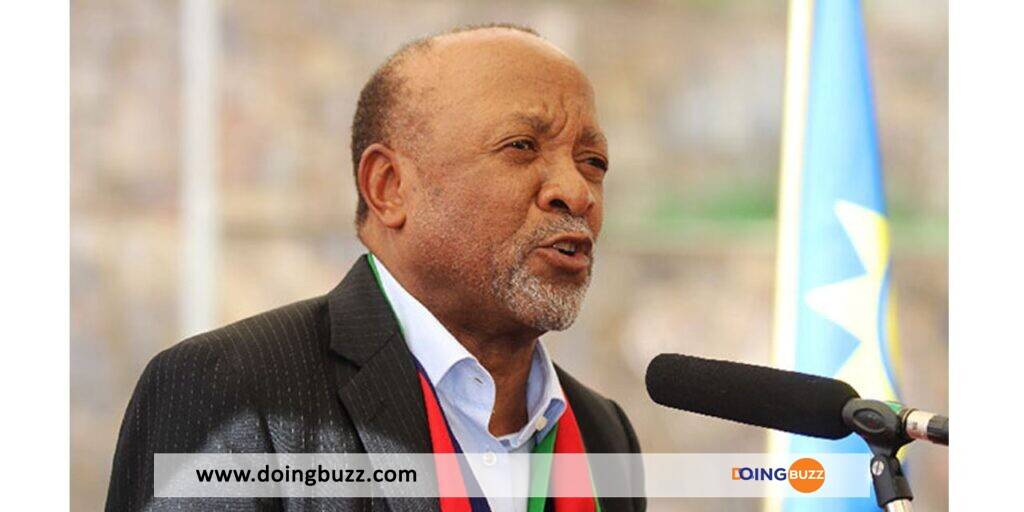 Nangolo Mbumba prête serment en tant que nouveau président de la Namibie