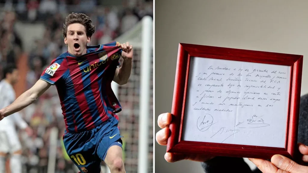 Lionel Messi : Une serviette historique de la star mise aux enchères