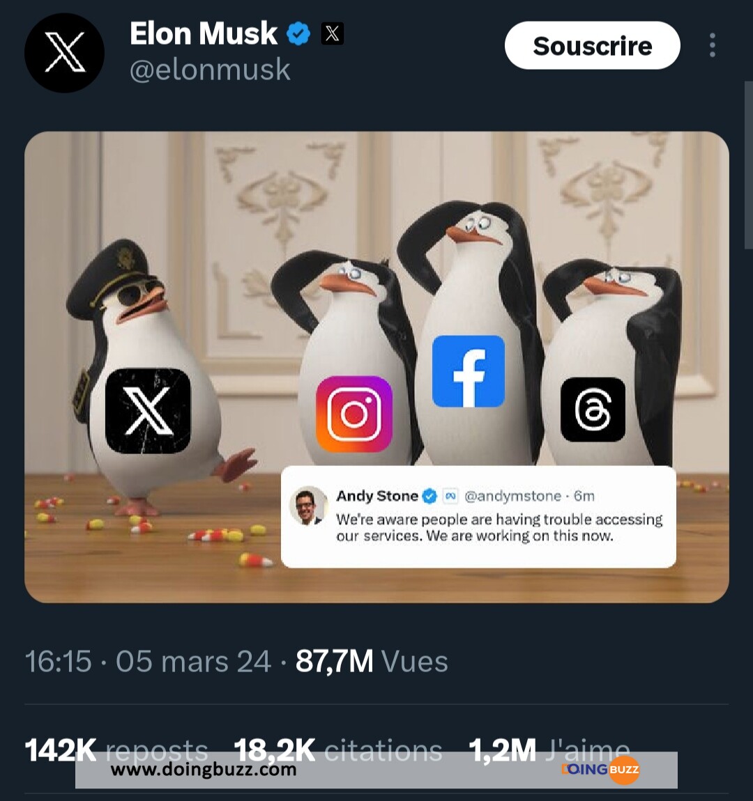 Elon Musk Trolle Facebook Et Meta