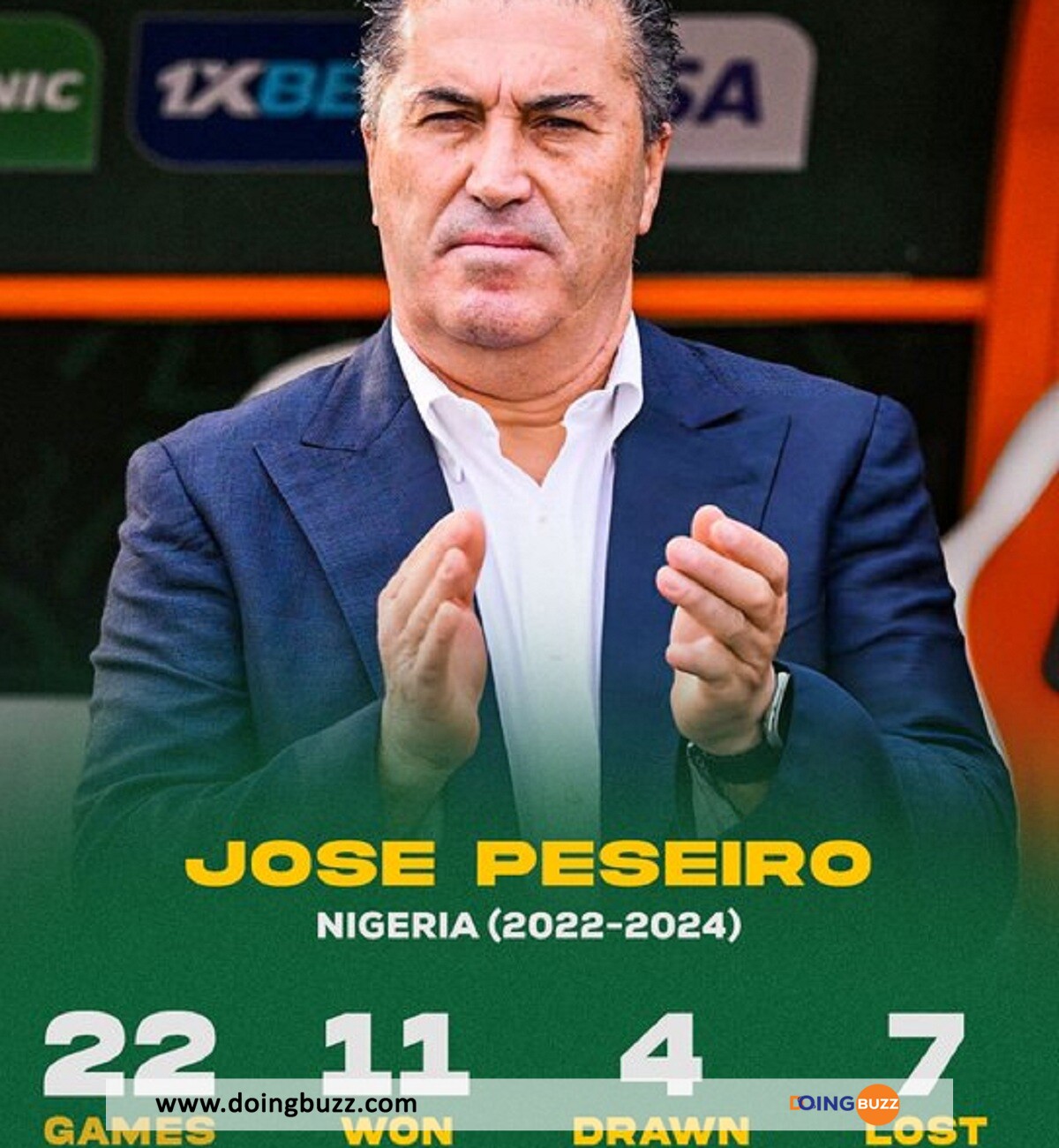 José Peseiro Se Prononce Sur Son Avenir Après Son Départ Du Nigéria !