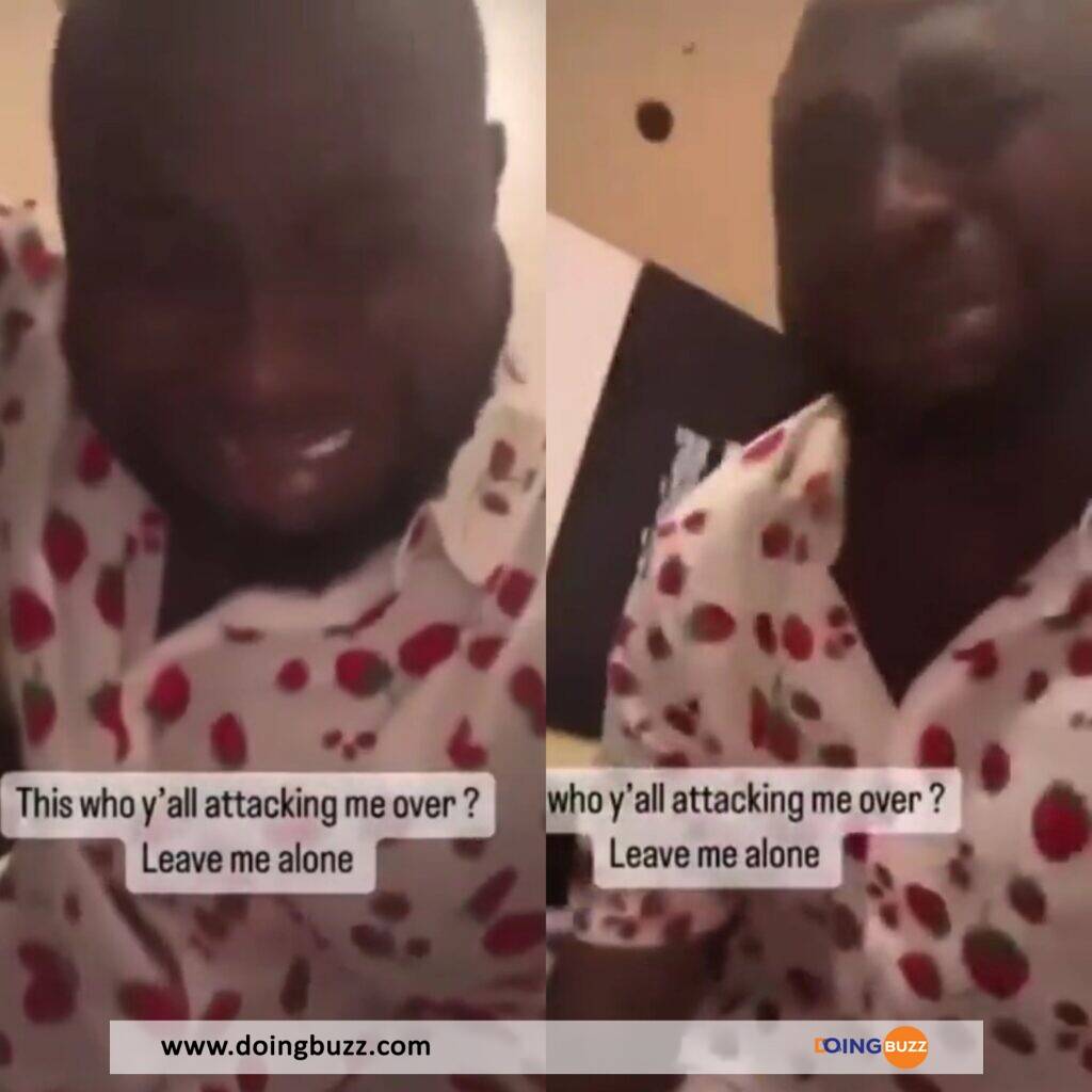Davido, à genoux, pleure et supplie … (VIDEO)