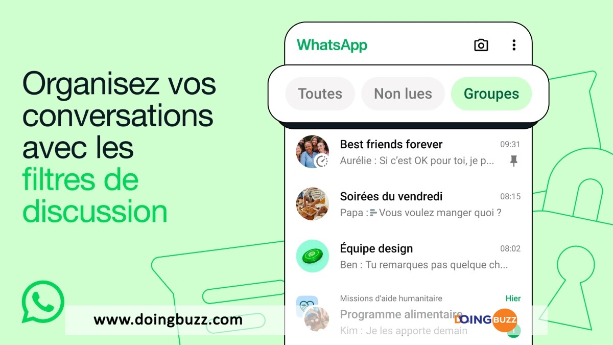 Filtres Whatsapp 
