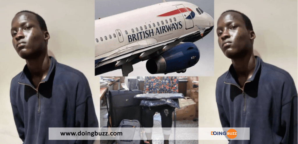 Un Ghanéen arrêté pour avoir tenté de s’introduire dans un avion à destination de Londres
