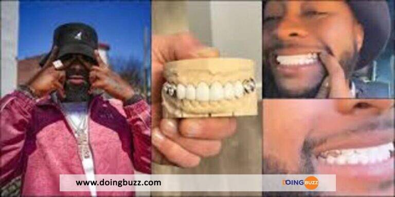 Davido affiche des dents en diamant de 100 millions FCFA (VIDEO)