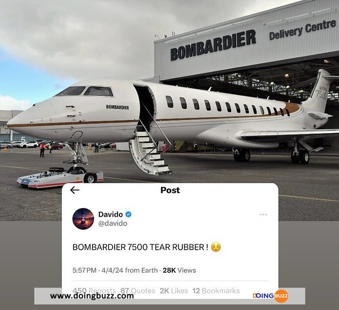 Jet Privé De Davido