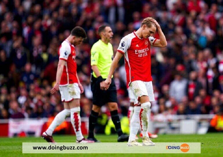 Arsenal – Everton : Martin Odegaard était déçus à la fin de la partie, son message !