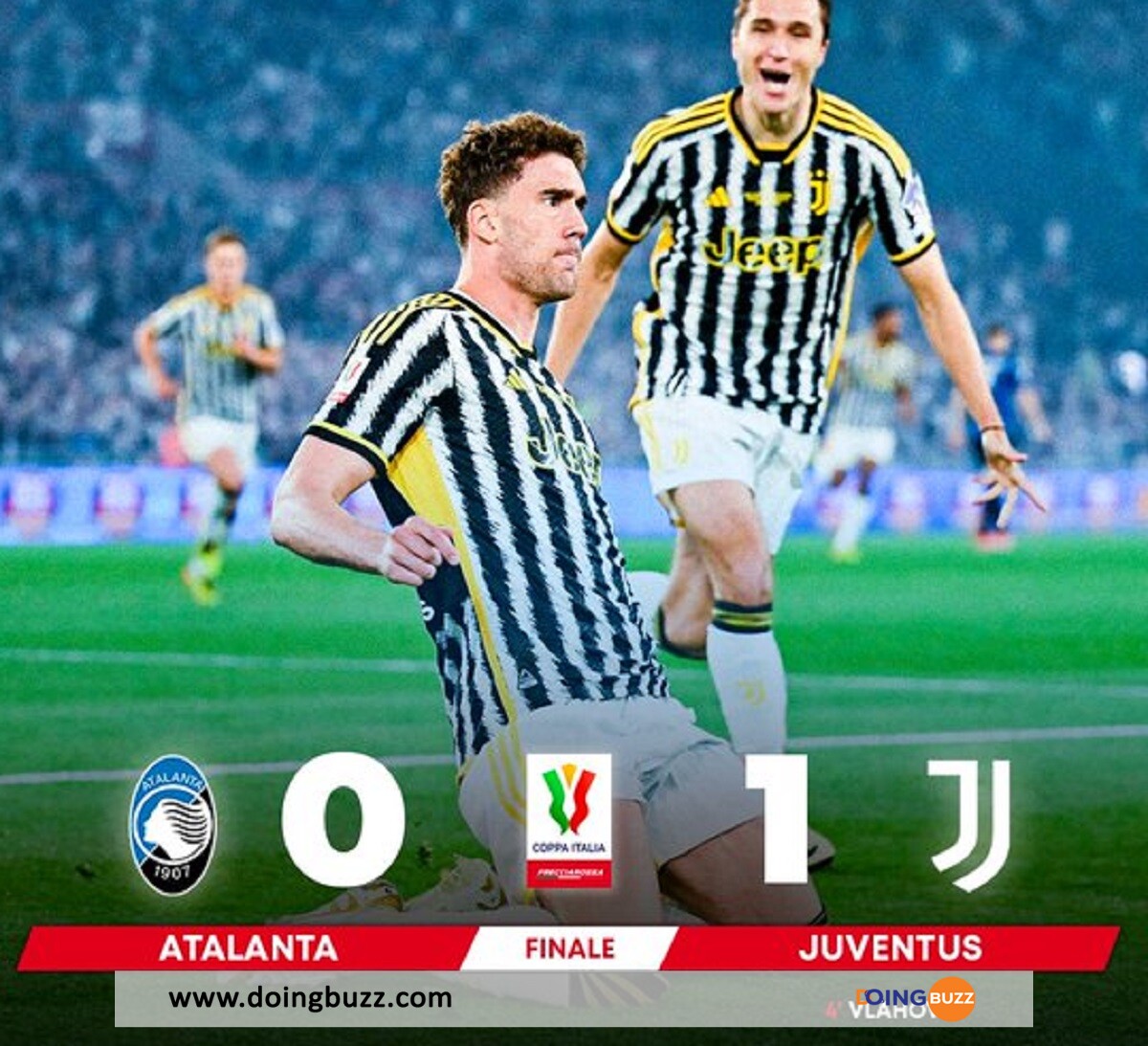 Coupe D’italie : La Juventus Remporte La Finale Face À L’atalanta ! (Photos)