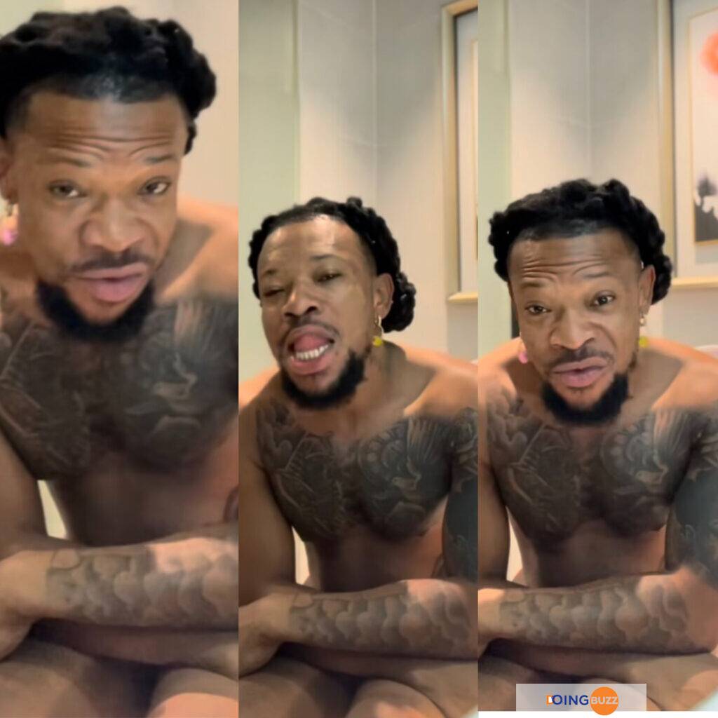 Le chanteur nigérian Mr Real partage des nμdes de lui (VIDEO)