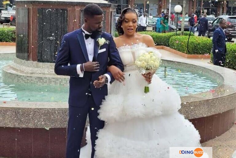 Emmanuel Eboué : Les images du mariage civil de l’ex-footballeur avec Stéphanie Boede