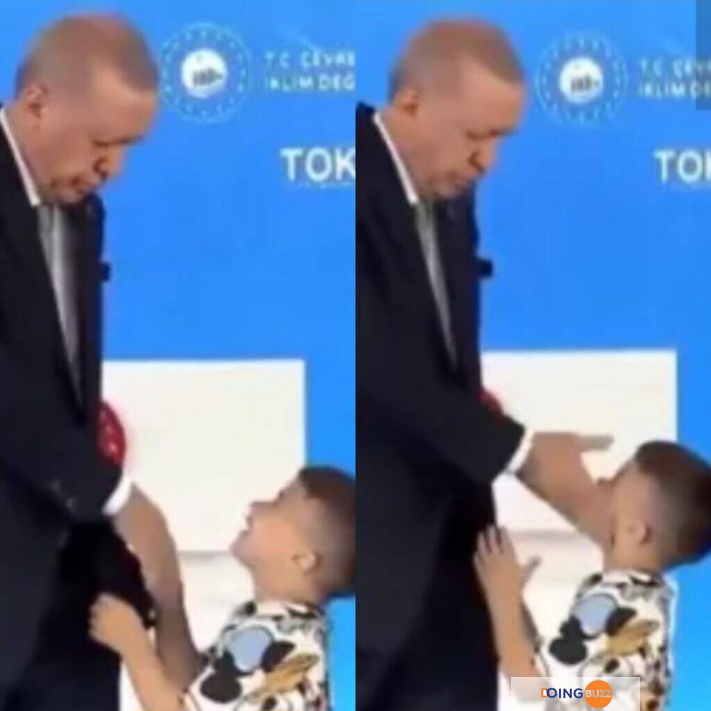 Turquie : Le président Erdogan gifle un enfant qui ne lui a pas embrassé la main (VIDEO)