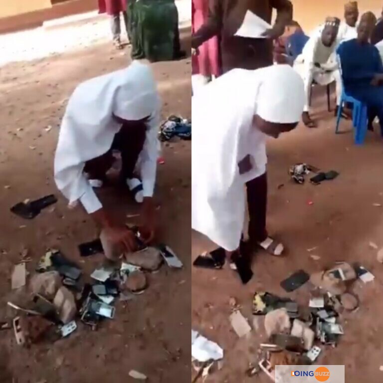 VIDEO – Des élèves contraints de détruire leurs téléphones à cause des mauvais résultats scolaires