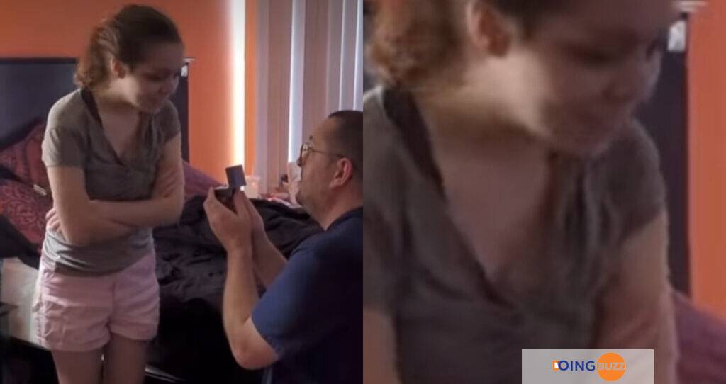 Un père se met à genoux et demande sa fille de 20 ans en mariage (vidéo)