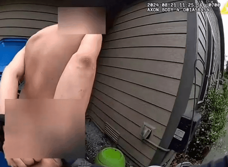Un homme nu retrouvé dans une poubelle (IMAGES)