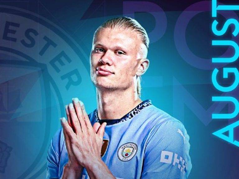 Premier League : Erling Haaland Élu Joueur Du Mois D’août !