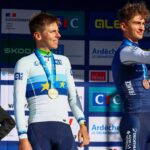 Cyclisme: «C’est un rêve d’être ici aujourd’hui», savoure Paul Seixas, sur le podium avec Pogacar et Evenepoel