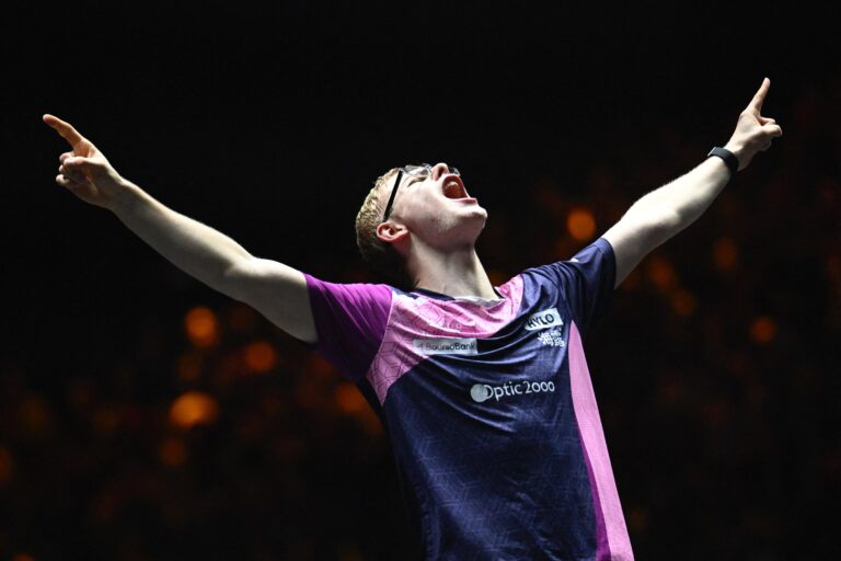 Tennis de table: grandiose Félix Lebrun qualifié pour la finale du Grand smash de Pékin, une première pour un Français