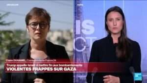 Violentes frappes sur la ville de Gaza, Trump appelle Israël à mettre fin aux bombardements