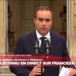 REPLAY – Sébastien Lecornu s'exprime après sa démission à Matignon