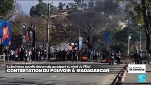 Madagascar: colère de la jeunesse, le pouvoir accuse une main étrangère