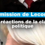 Démission de Lecornu : réactions de la classe politique française