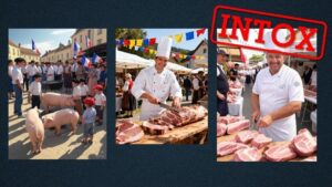Ces images d’une "fête du cochon" traditionnelle en France sont générées par IA