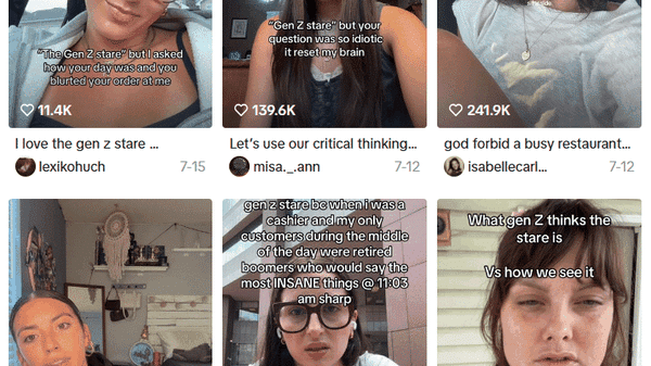 Le "Gen Z stare" : le regard d'une génération