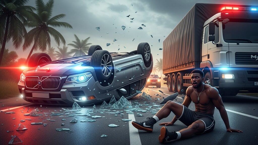 Nigeria : Anthony Joshua survit à un grave accident de la route (vidéo)