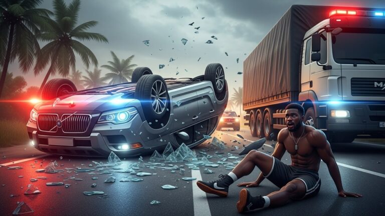 Nigeria : Anthony Joshua Survit À Un Grave Accident De La Route (Vidéo)