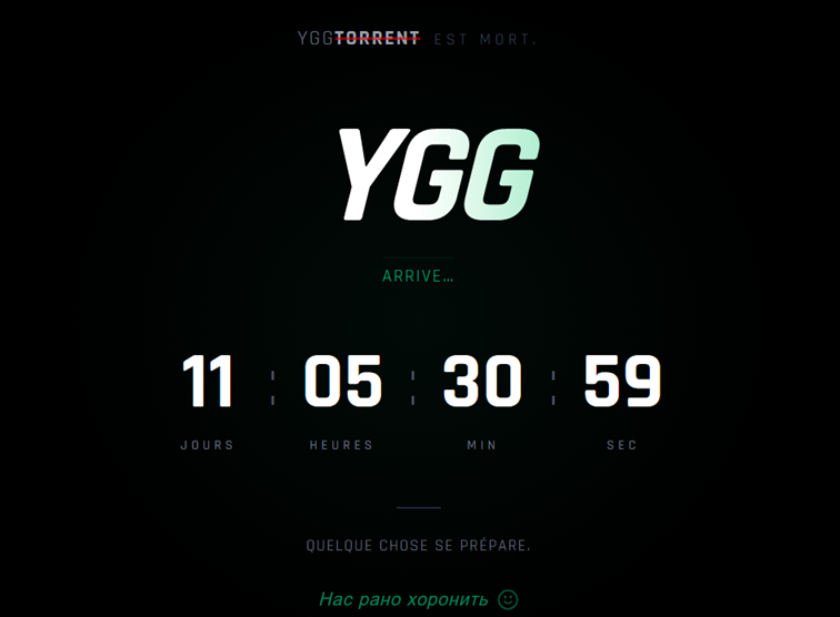 YggTorrent piraté : le site prépare son retour et tente de reprendre la main sur le récit